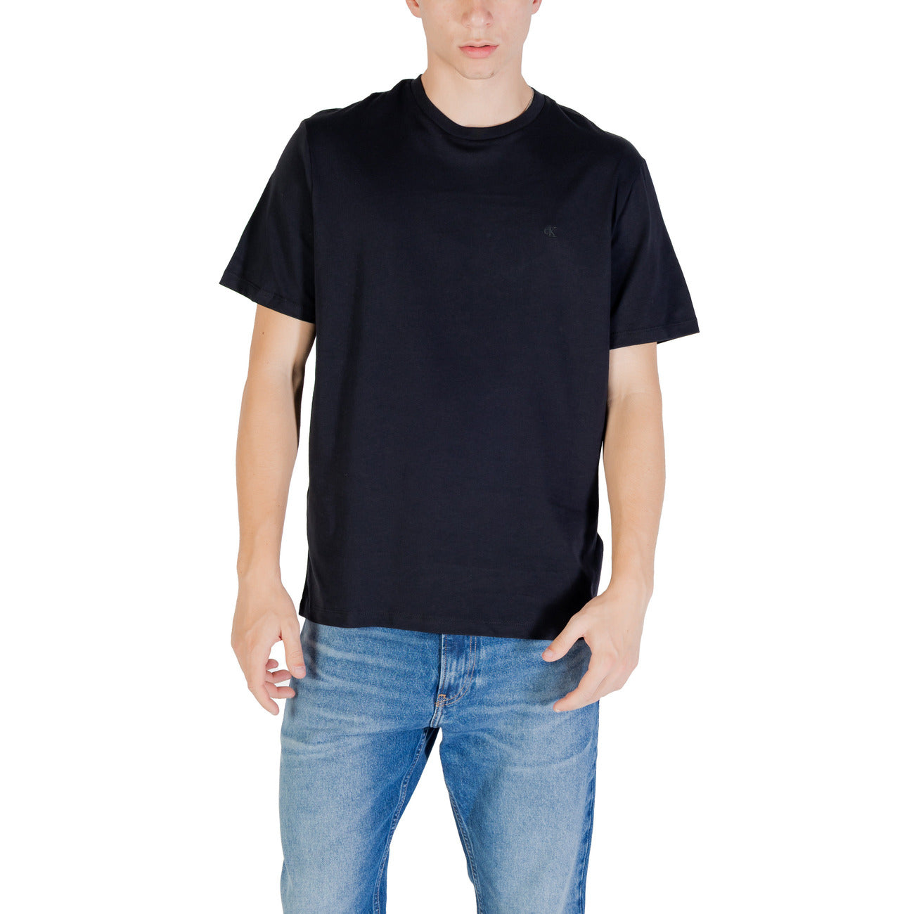 Calvin Klein Jeans T-shirt in Cotone Uomo Bianco LV040HM265