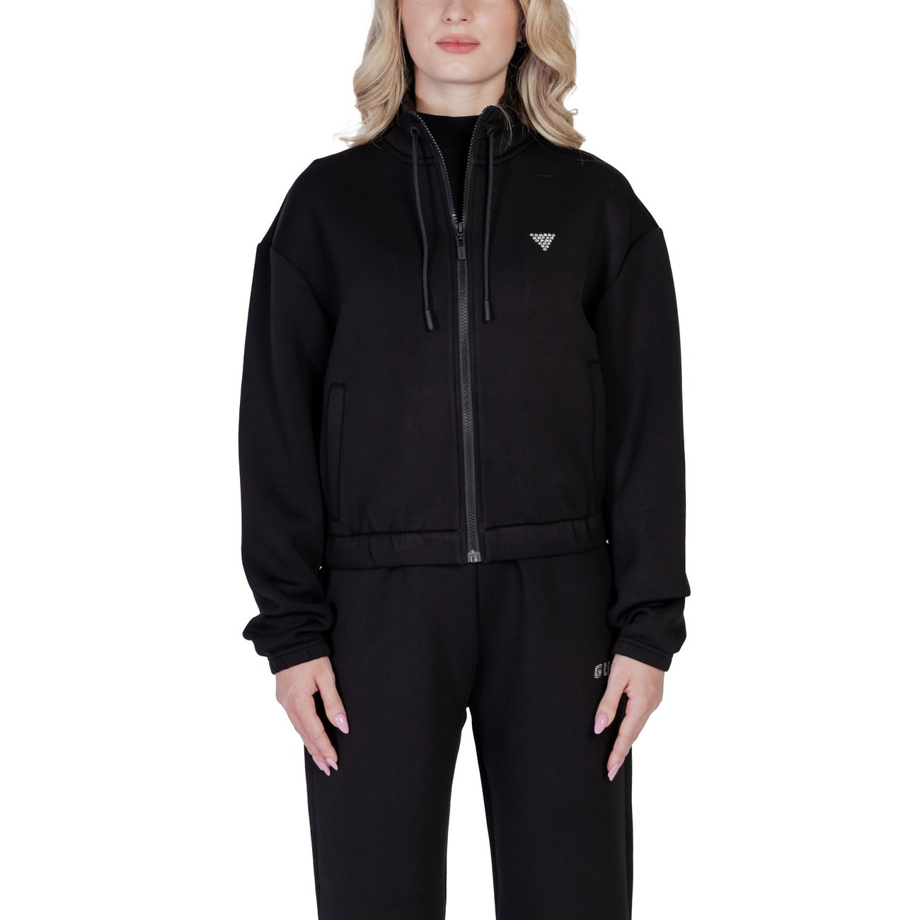 Guess Active Felpa in Viscosa Donna Bianco V4BQ14 K7UW2