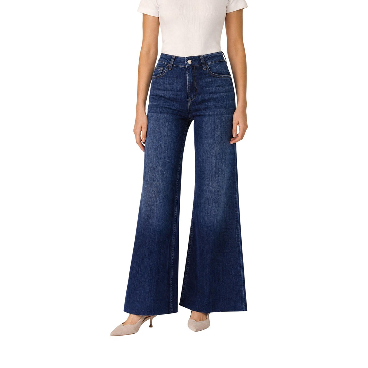 Liu Jo Pantalone in Cotone Donna Beige PANTS