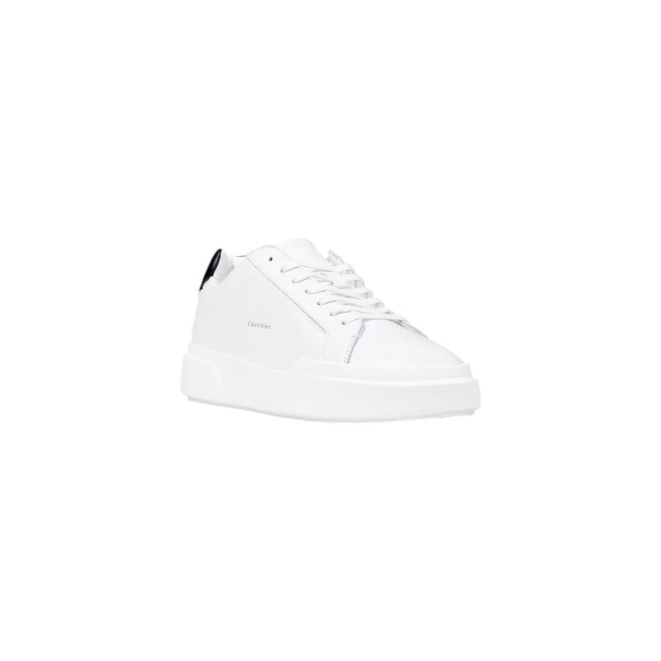 Sneakers Basse in Pelle Bianche, Calvin Klein