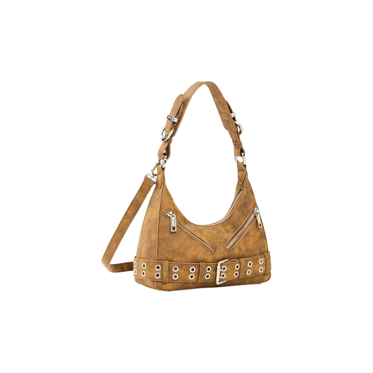 Desigual Borsa in Poliuretano Donna Marrone BAG_VALENTINE CAMEL HEAVE
