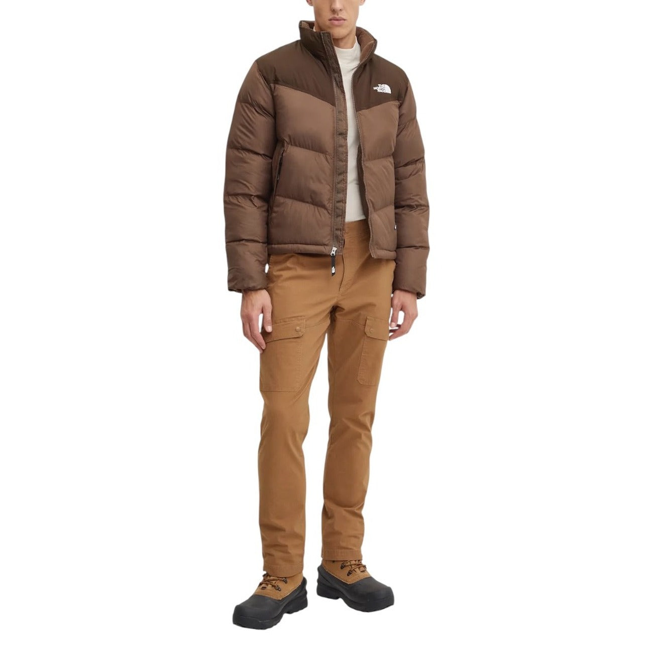 Giubbotto Uomo The North Face Marrone Antivento Autunno/Inverno