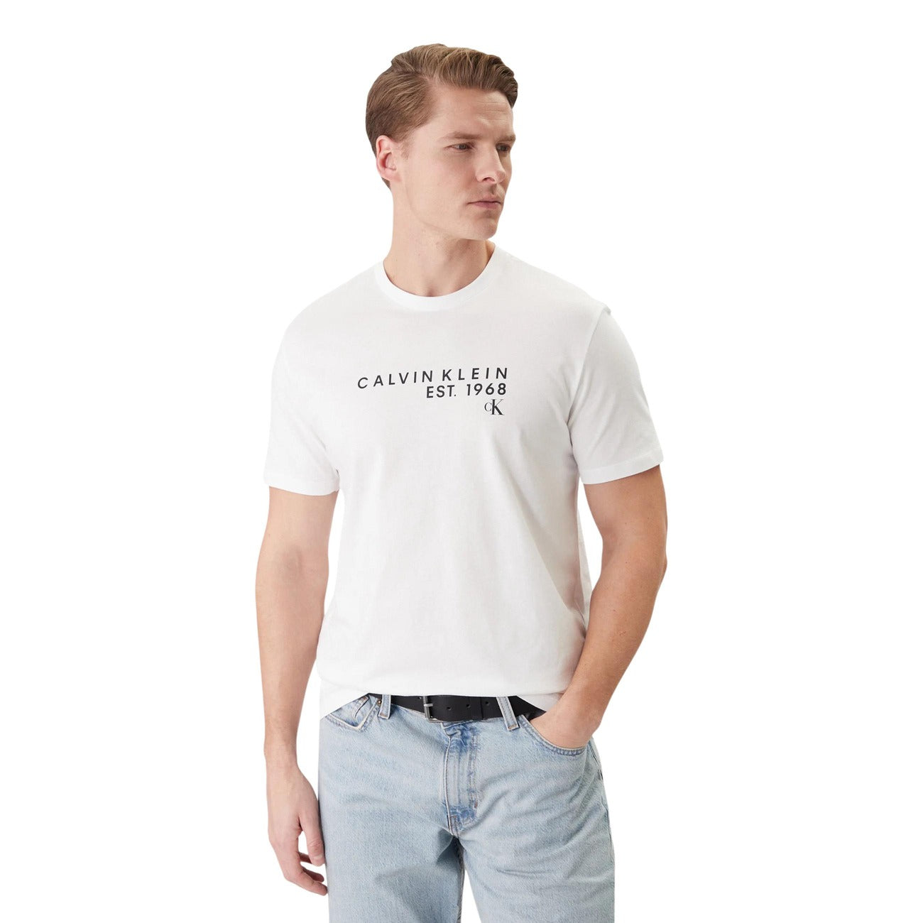 Calvin Klein T-shirt Ss Nero Uomo
