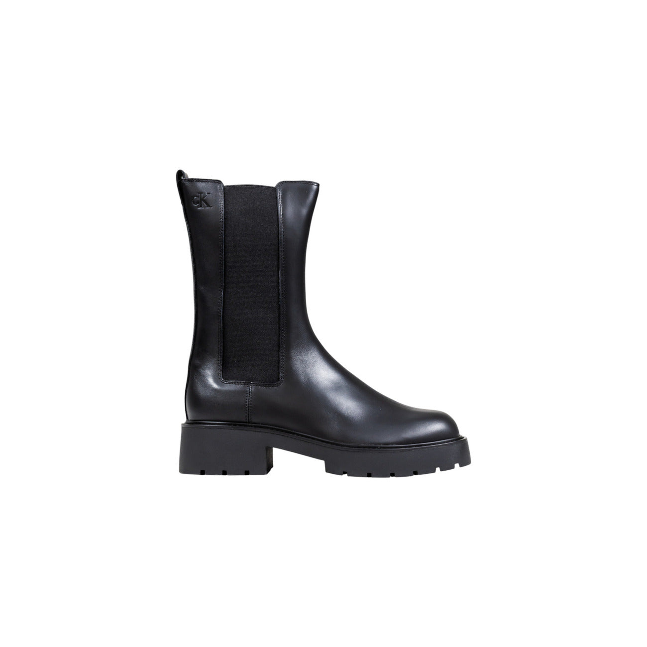 Stivaletti Neri in Pelle Calvin Klein Nero