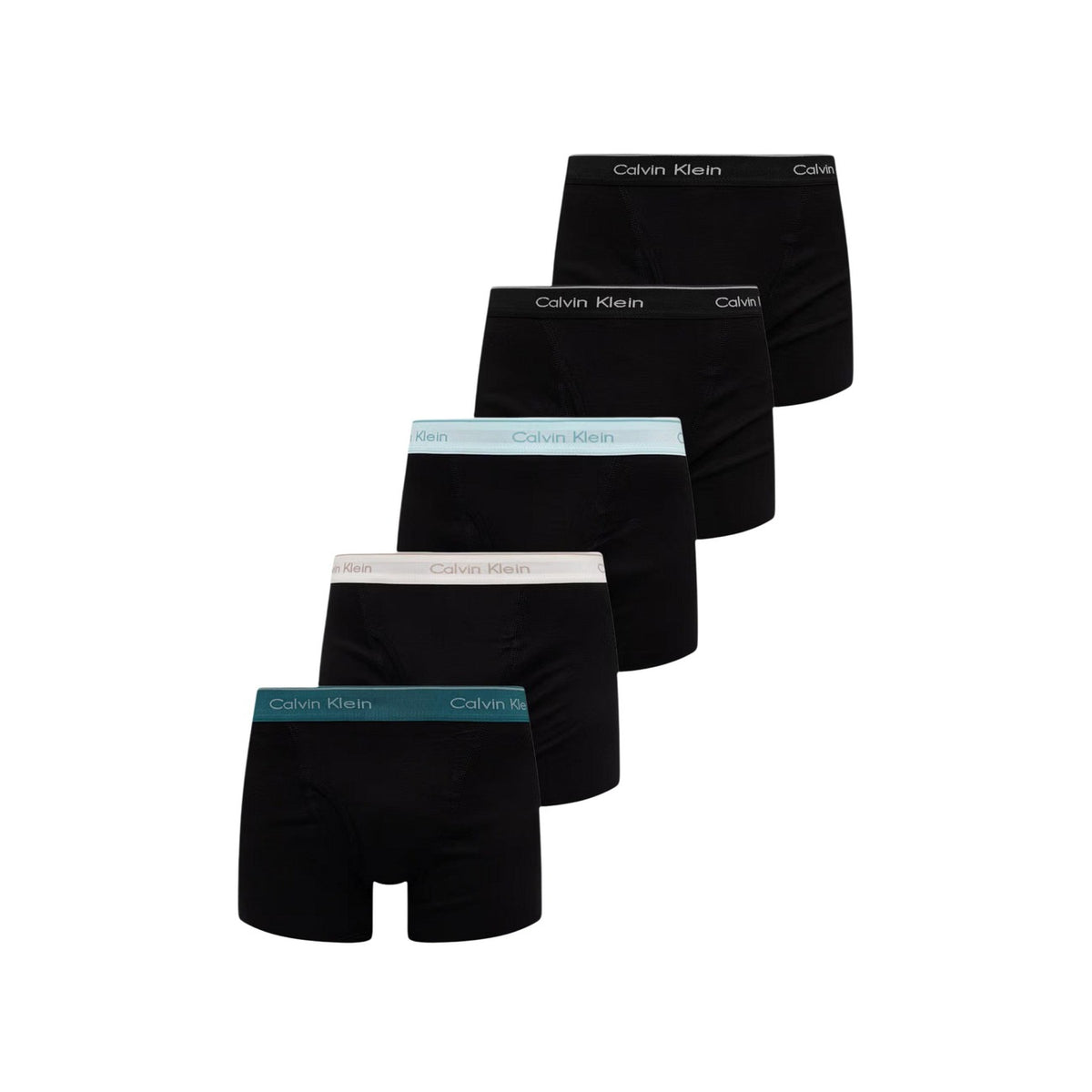 Calvin Klein Underwear Intimo in Tessuto Uomo Verde BOXER BRIEF 5PK