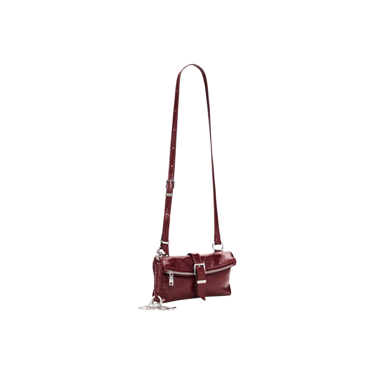 Desigual Portafoglio in Poliuretano Donna Rosso MONE_HALF LOGO CLUTCH MI