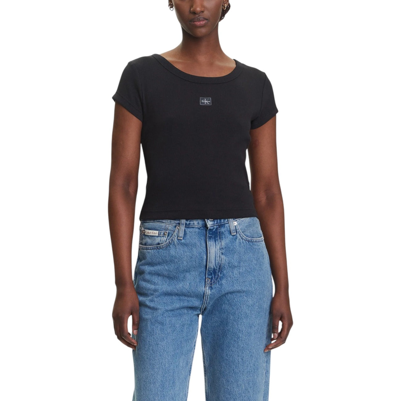 Calvin Klein Jeans T-shirt Donna Azzurro