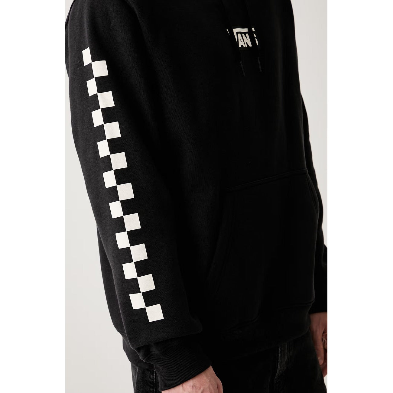 Vans Felpa in Cotone Uomo Nero VN000S0JBLK1
