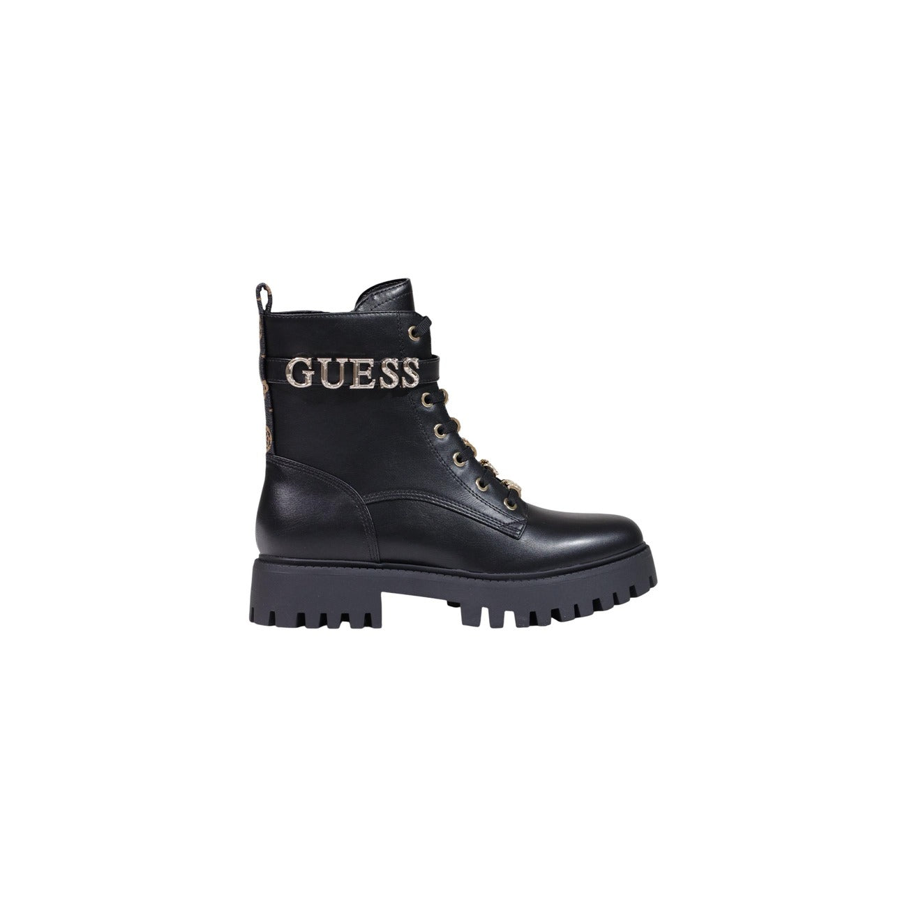 Guess Stivali in Poliuretano Donna Nero FICKI