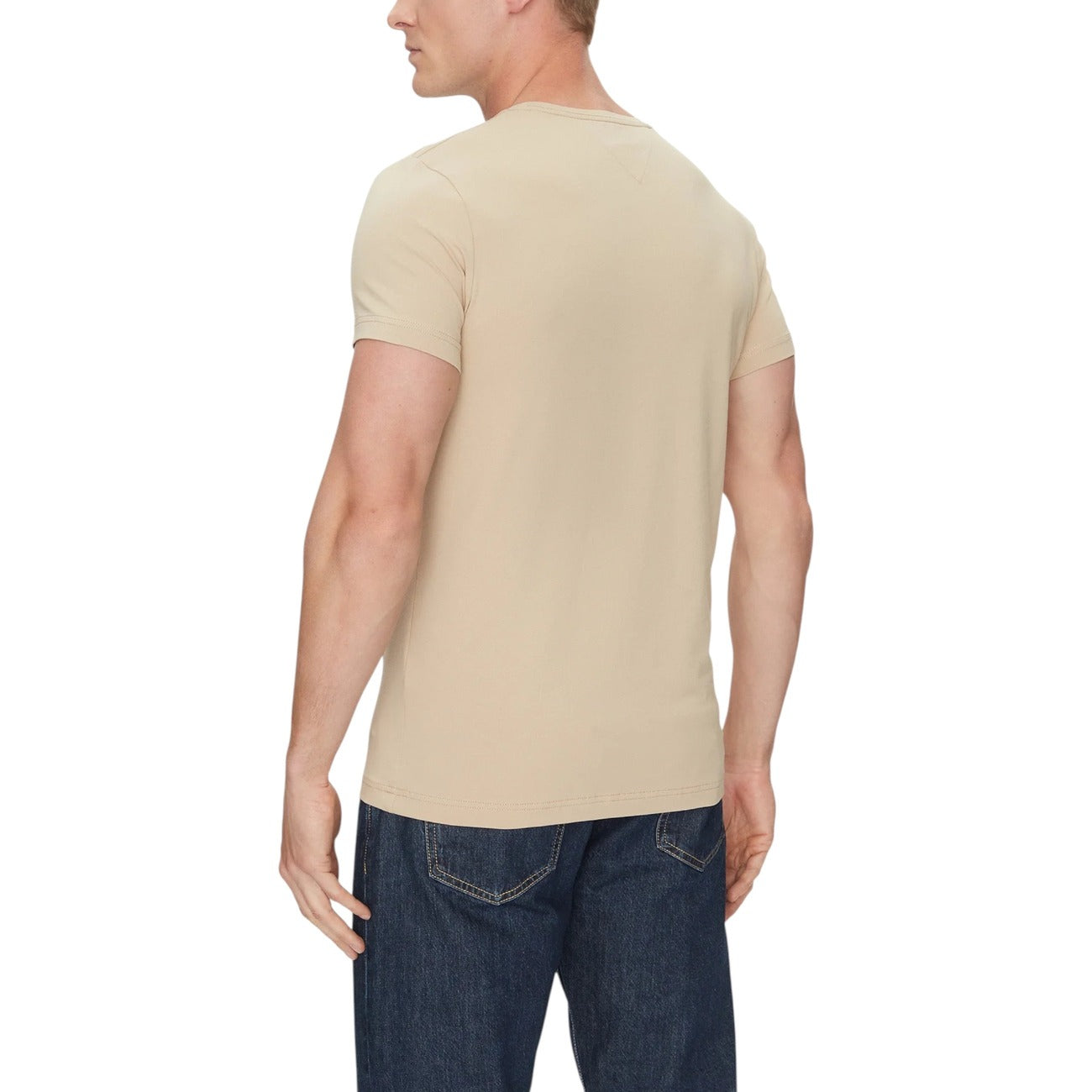 T-shirt Uomo Beige Maniche Corte Autunno/Inverno Tommy Hilfiger