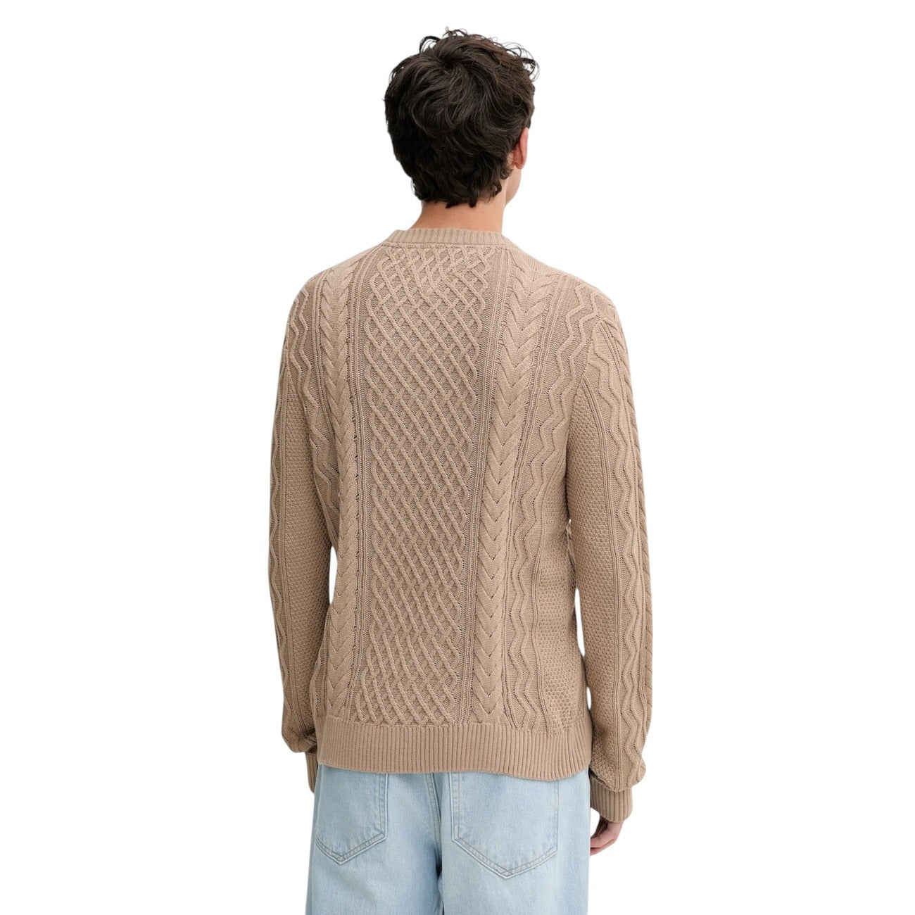 Tommy Hilfiger Jeans Maglia Uomo Cotone Biologico Beige