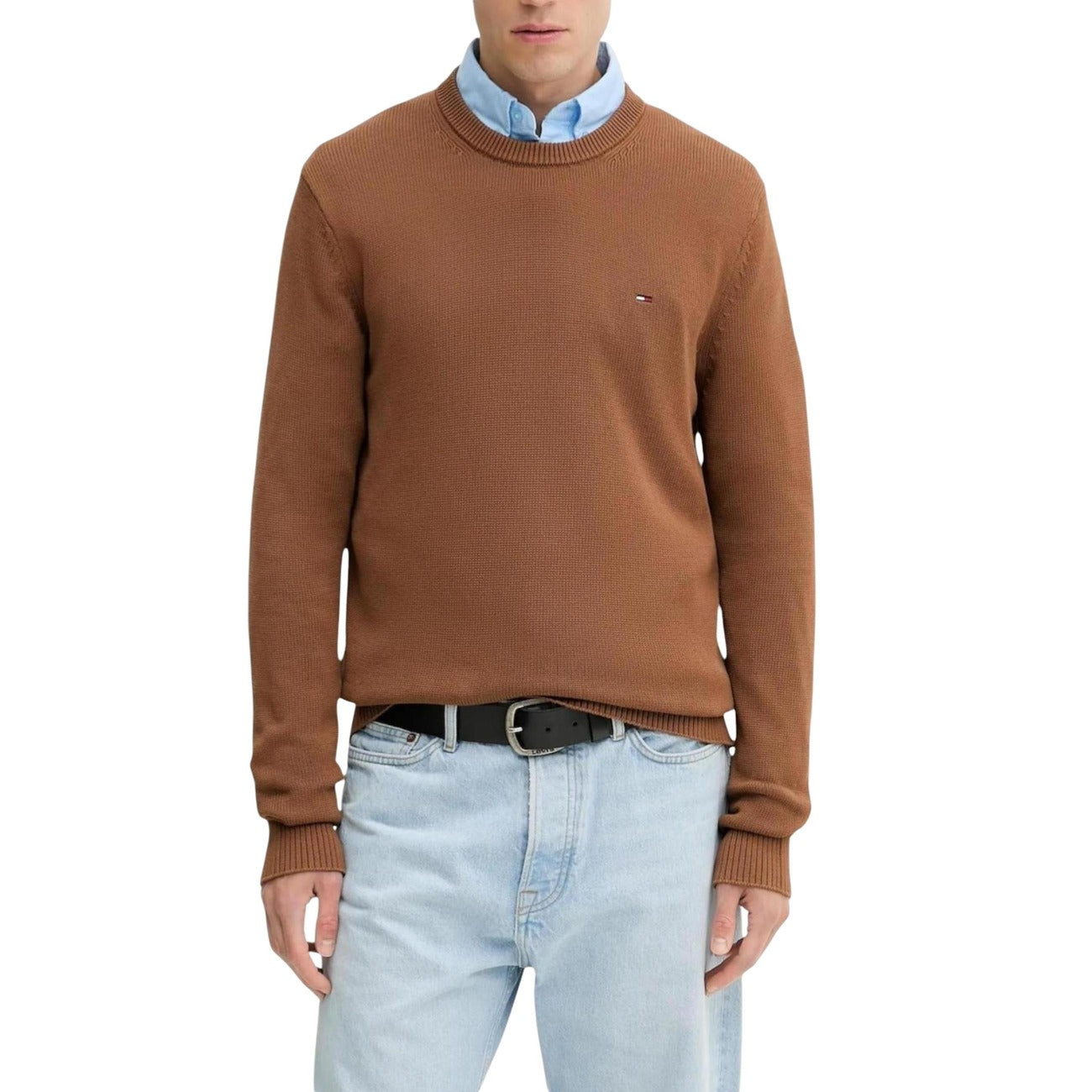 Tommy Hilfiger Jeans Maglia in Cotone Uomo Verde DM0DM21787