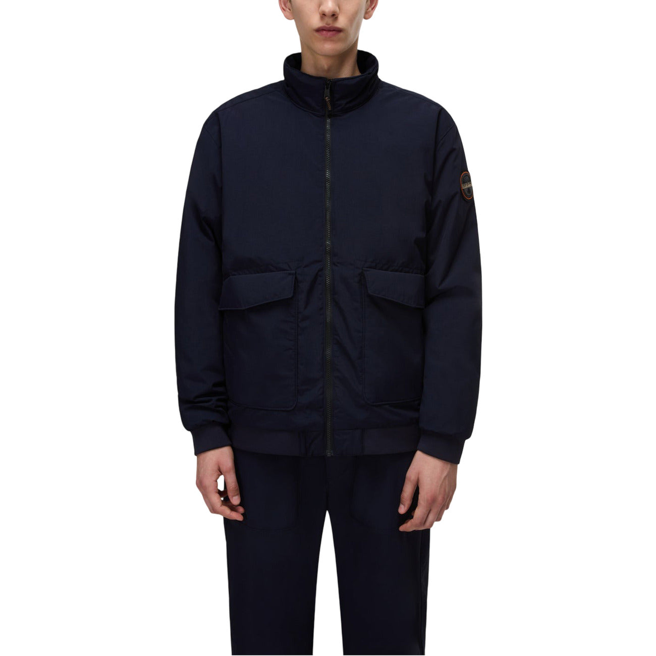 Napapijri Giacca Uomo Blu Autunno/Inverno con Cerniera