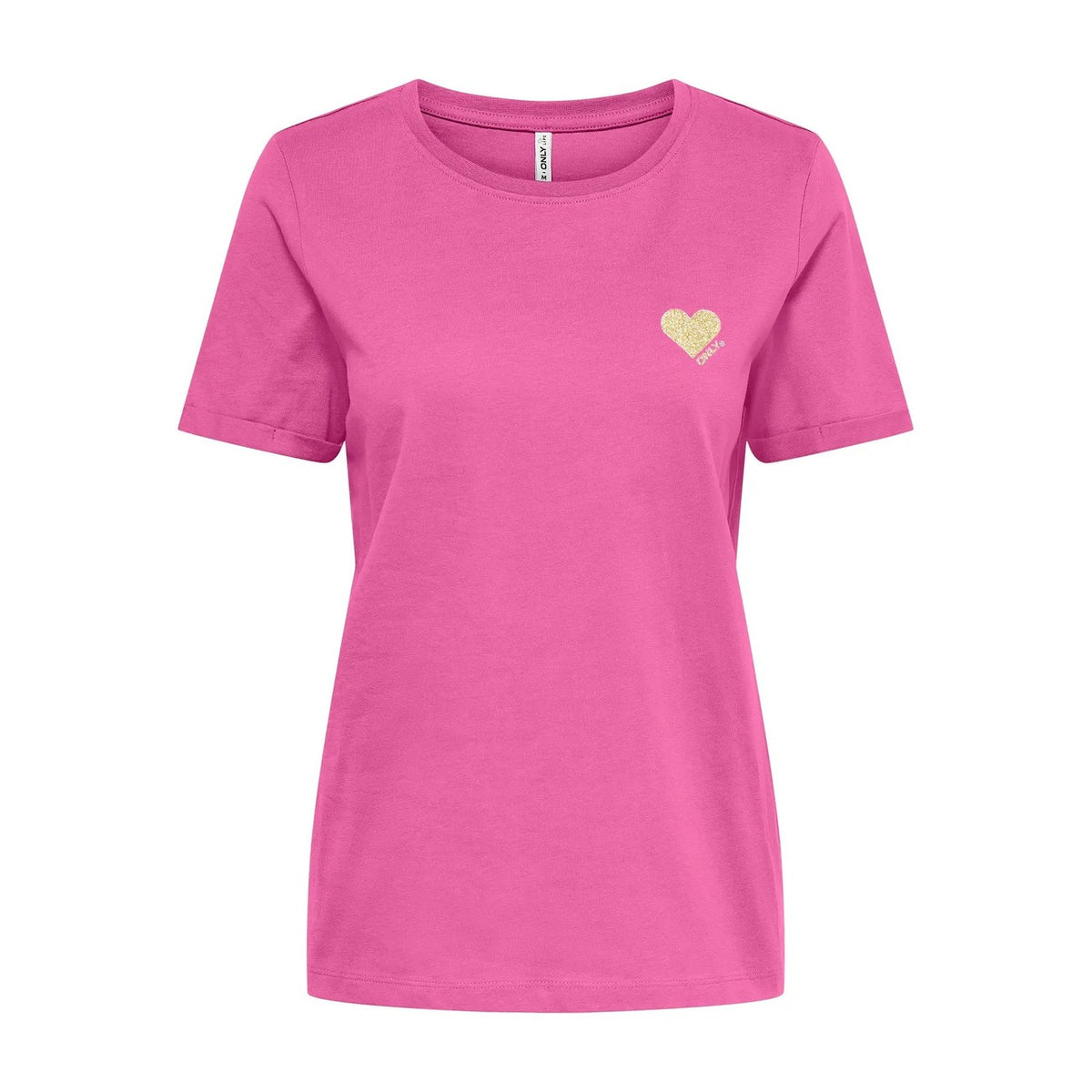Only T-shirt in Cotone Donna Nero 15244714
