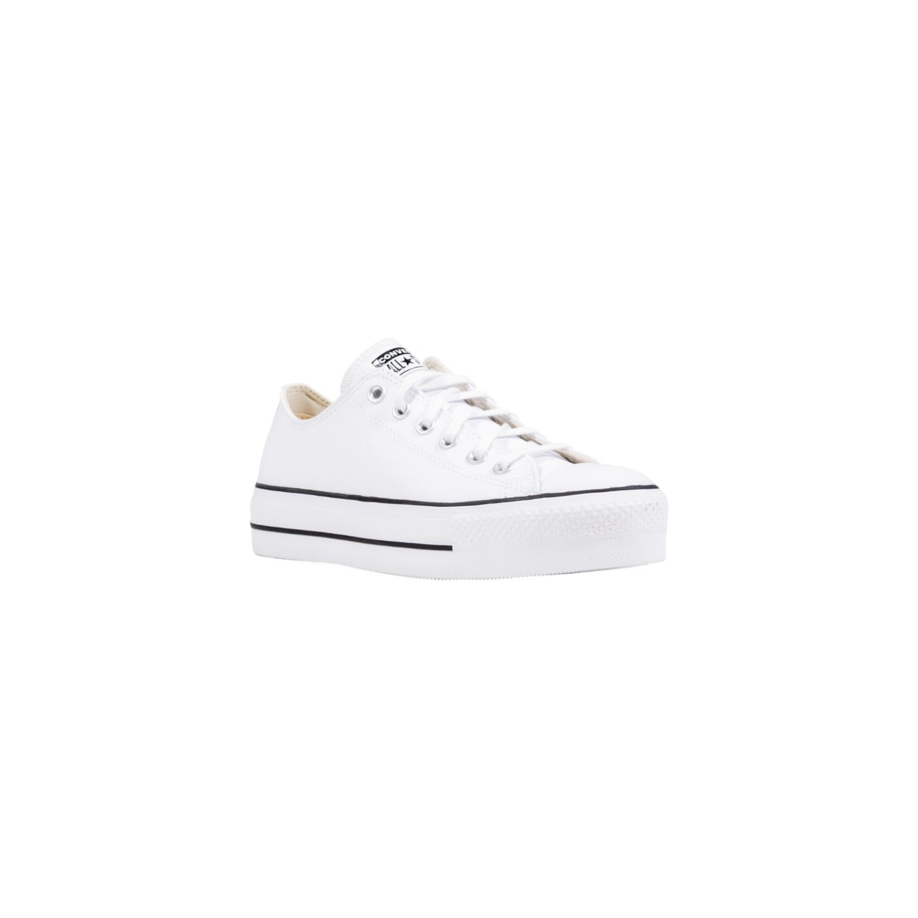 Sneakers basse in pelle bianca da donna, Converse