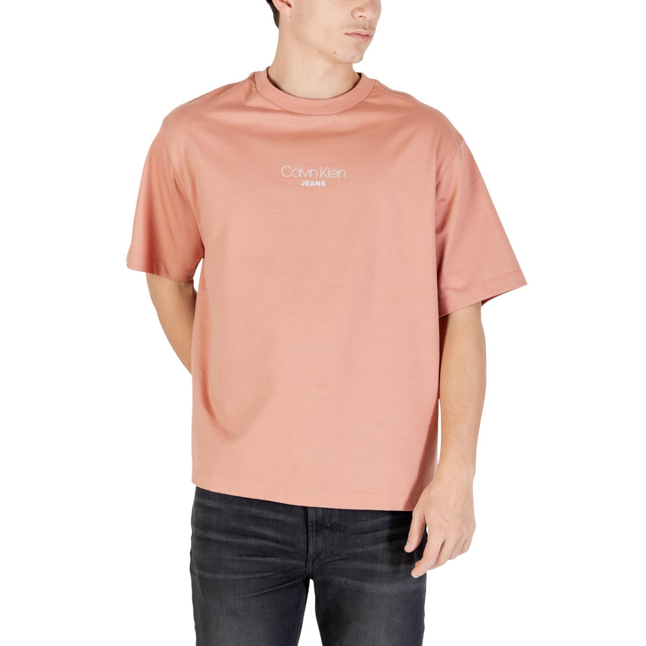 T-shirt Uomo Rosa Calvin Klein Jeans