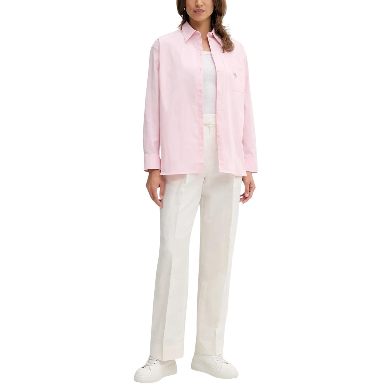 Calvin Klein Jeans Maniche Lunghe Autunno/inverno Rosa Donna