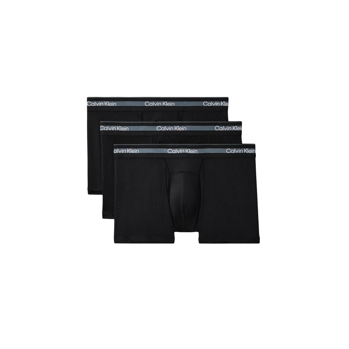 Calvin Klein Underwear Intimo in Cotone Uomo Nero TRUNK 3PK