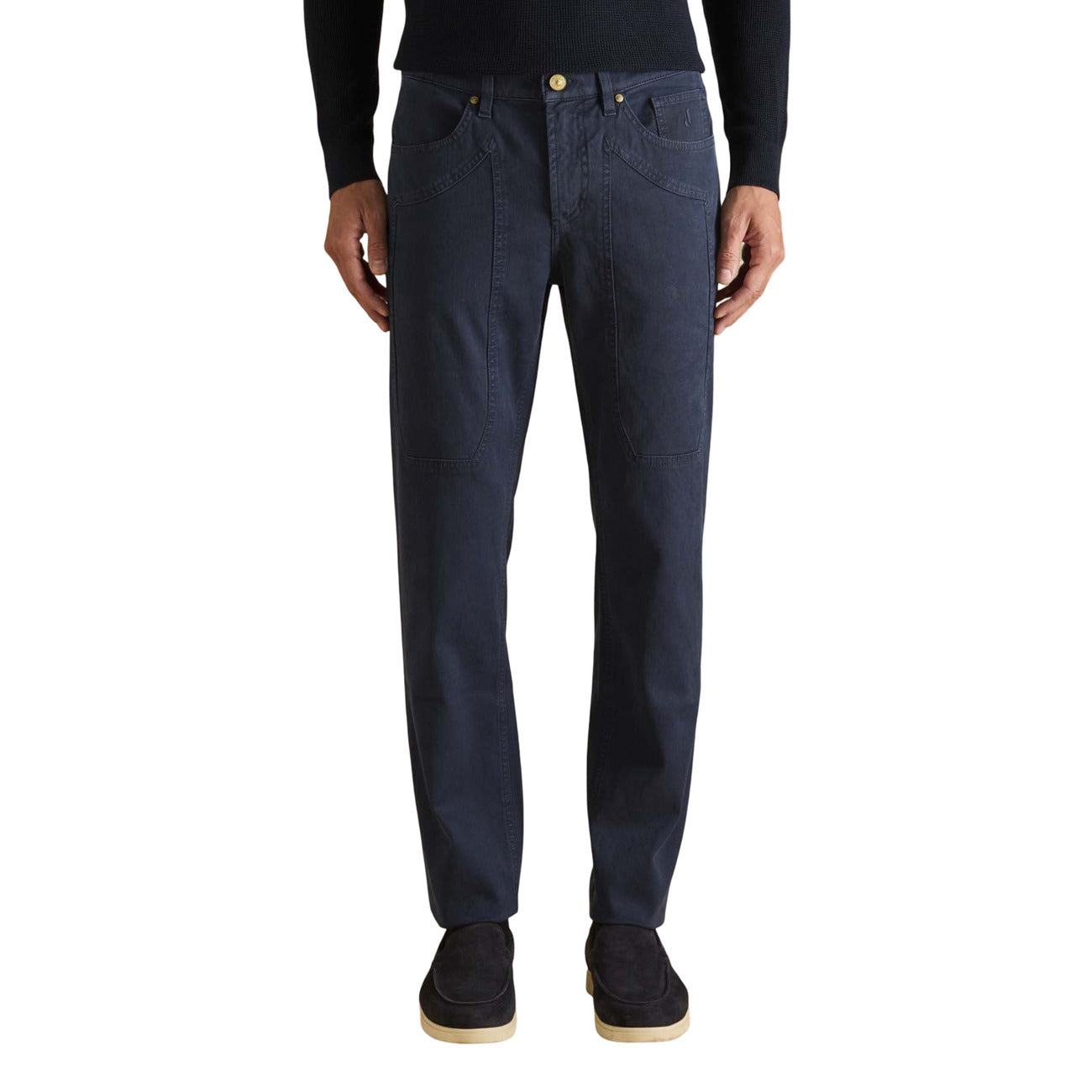 Jeckerson Jeans Uomo Bianchi Autunno/Inverno in Cotone Lyocell