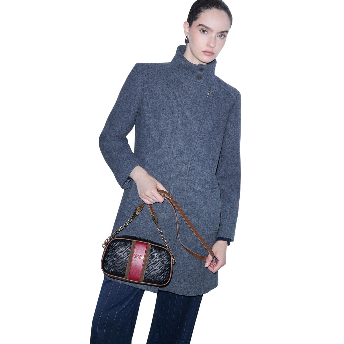 Liu Jo Borsa in Poliuretano Donna Marrone CROSS OVER