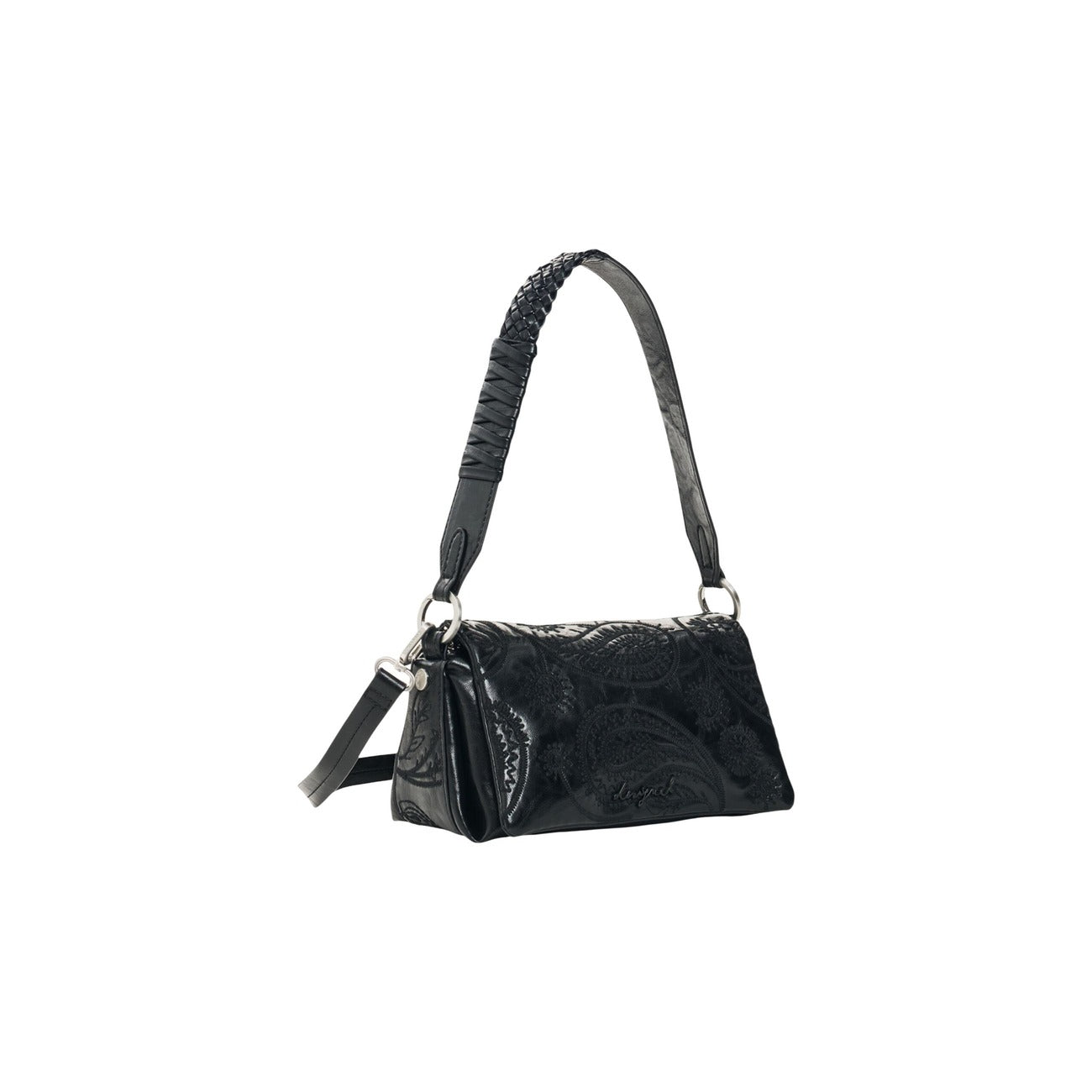 Desigual Borsa in Poliuretano Donna Nero BAG_SIROCO NARON MINI FLA