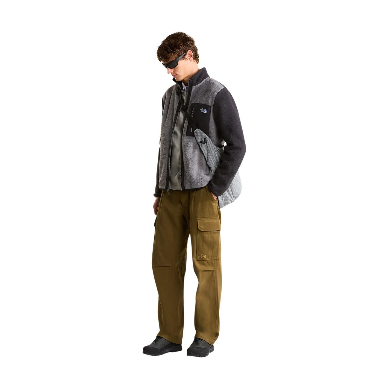 The North Face Giubbotto in Poliestere Uomo Grigio M YUMIORI FULL ZIP