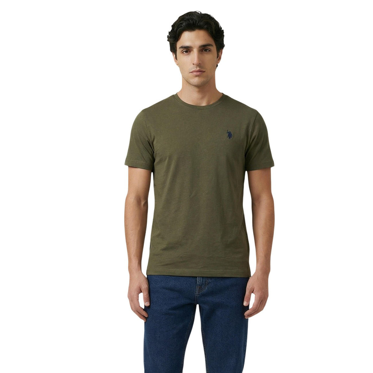 U.s. Polo Assn. T-shirt in Cotone Uomo Nero US43 154015