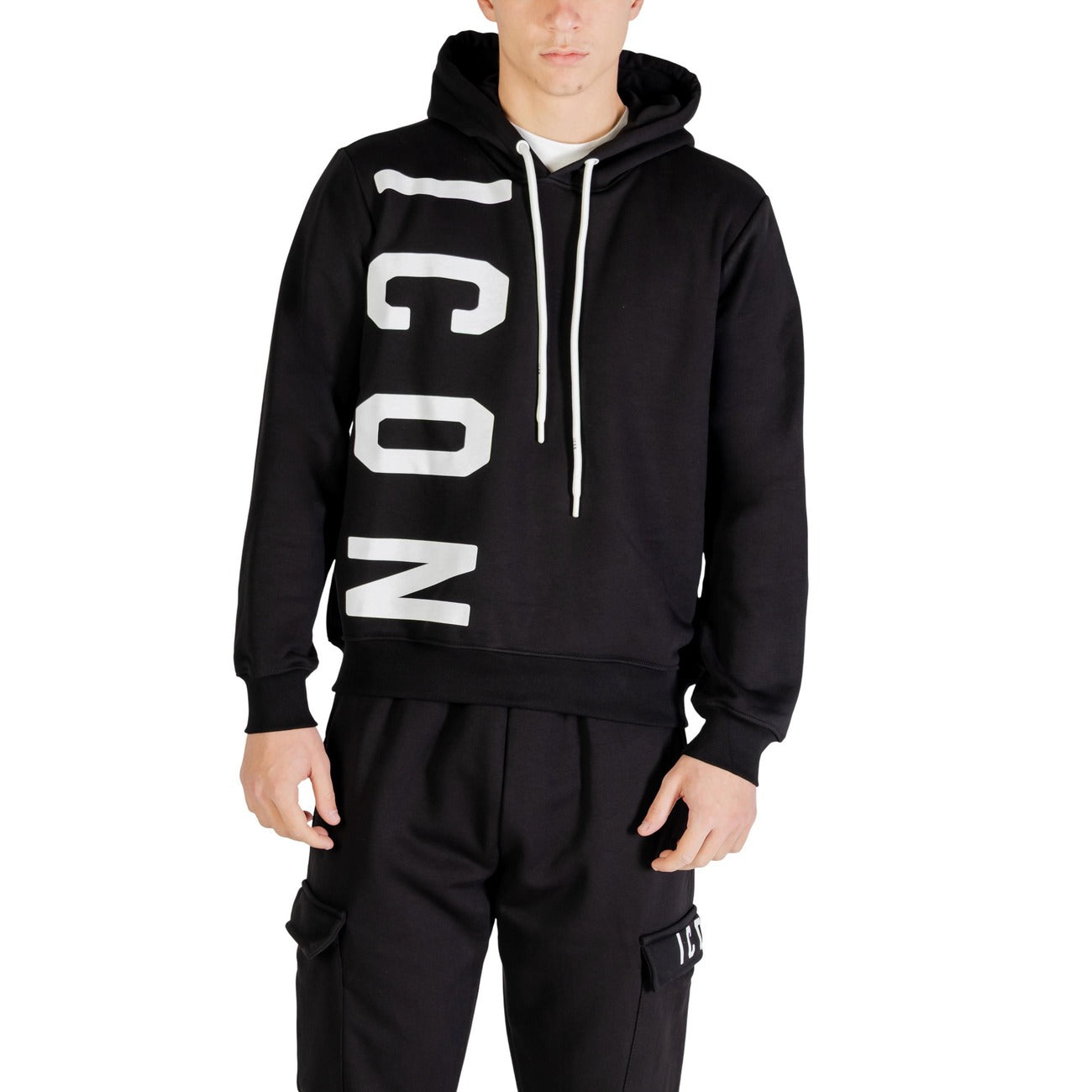 Icon Stampa Cappuccio Bordeaux Uomo