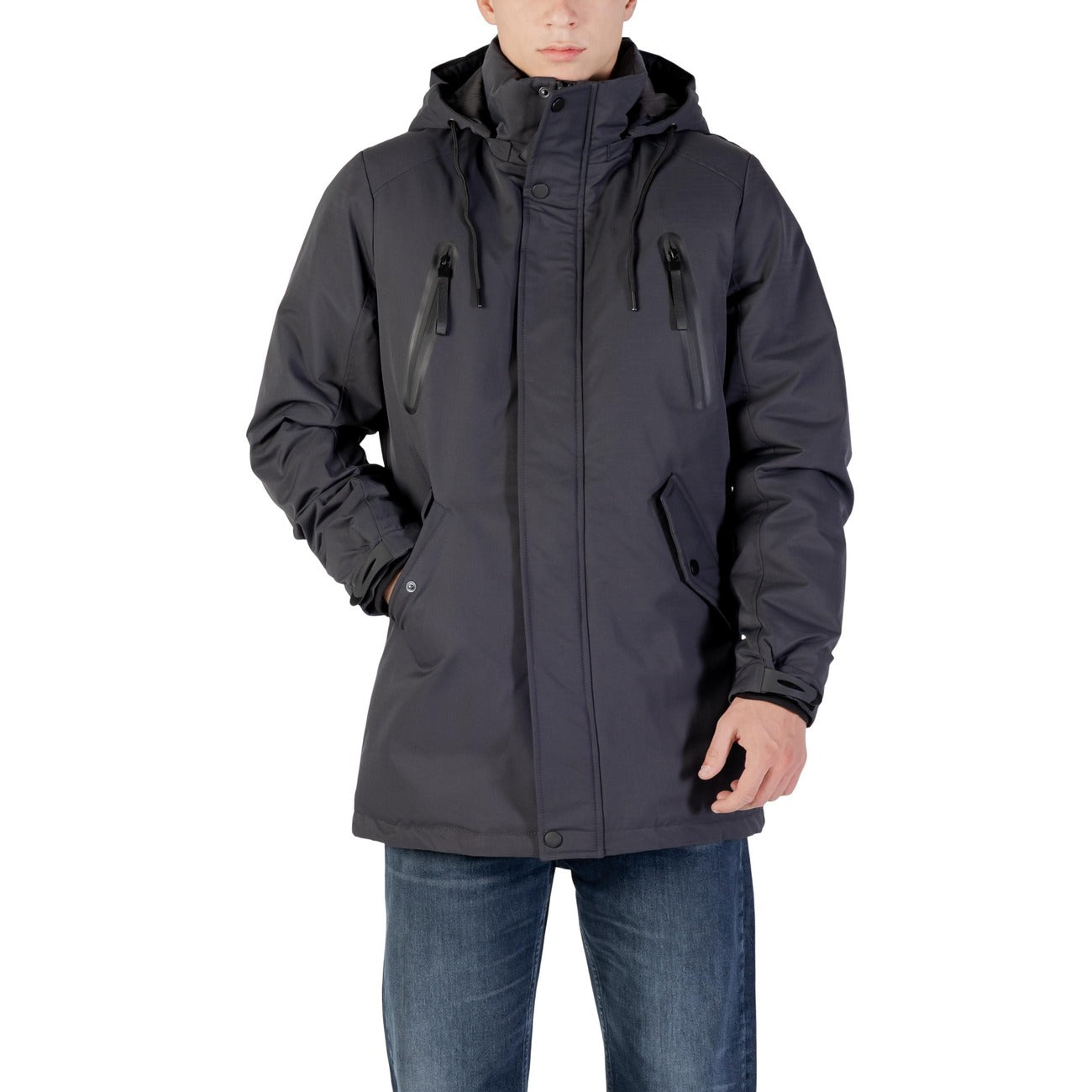 Hydra con Cappuccio Autunno/Inverno Blu