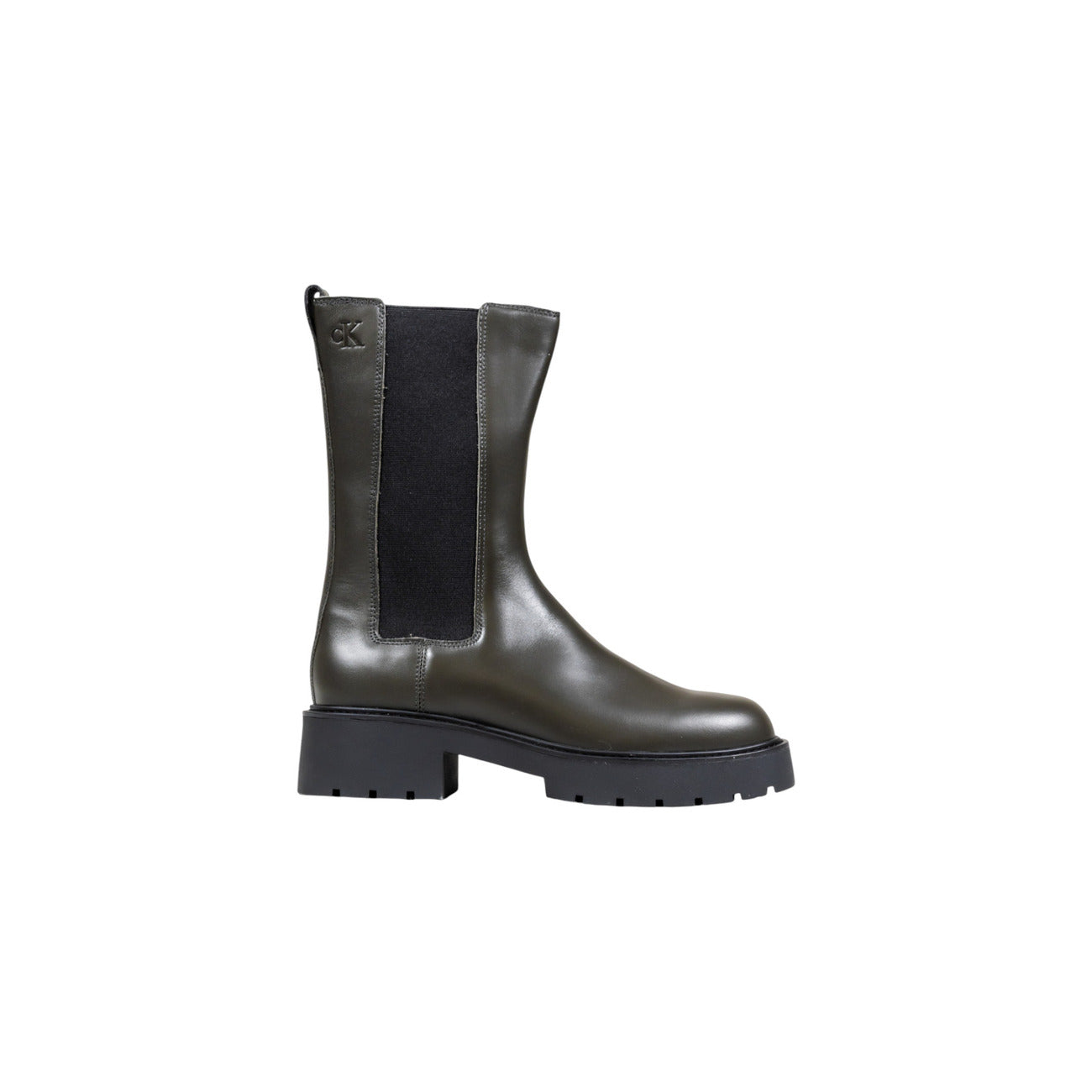 Stivaletti Neri in Pelle Calvin Klein Nero