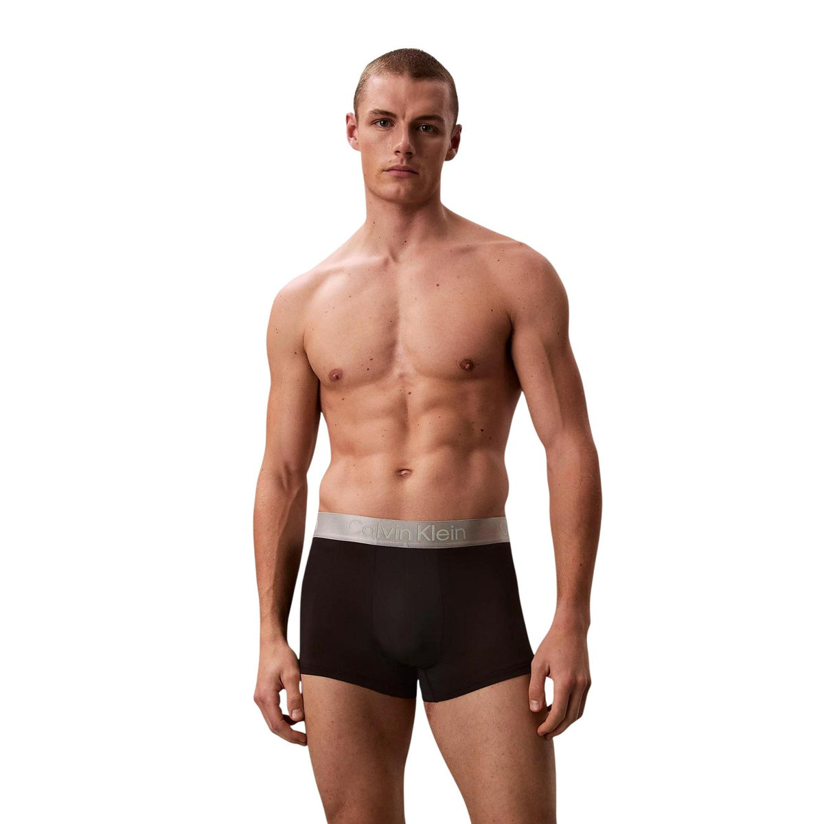 Calvin Klein Underwear Intimo in Cotone Uomo Nero TRUNK 3PK