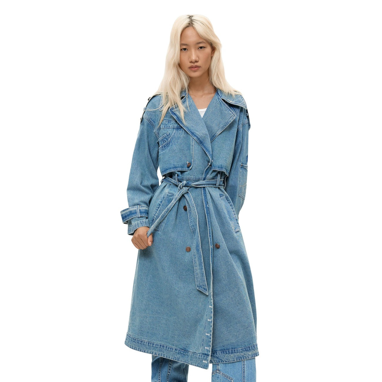 Desigual Giacca in Cotone Donna Blu CHAQ_GRESIL