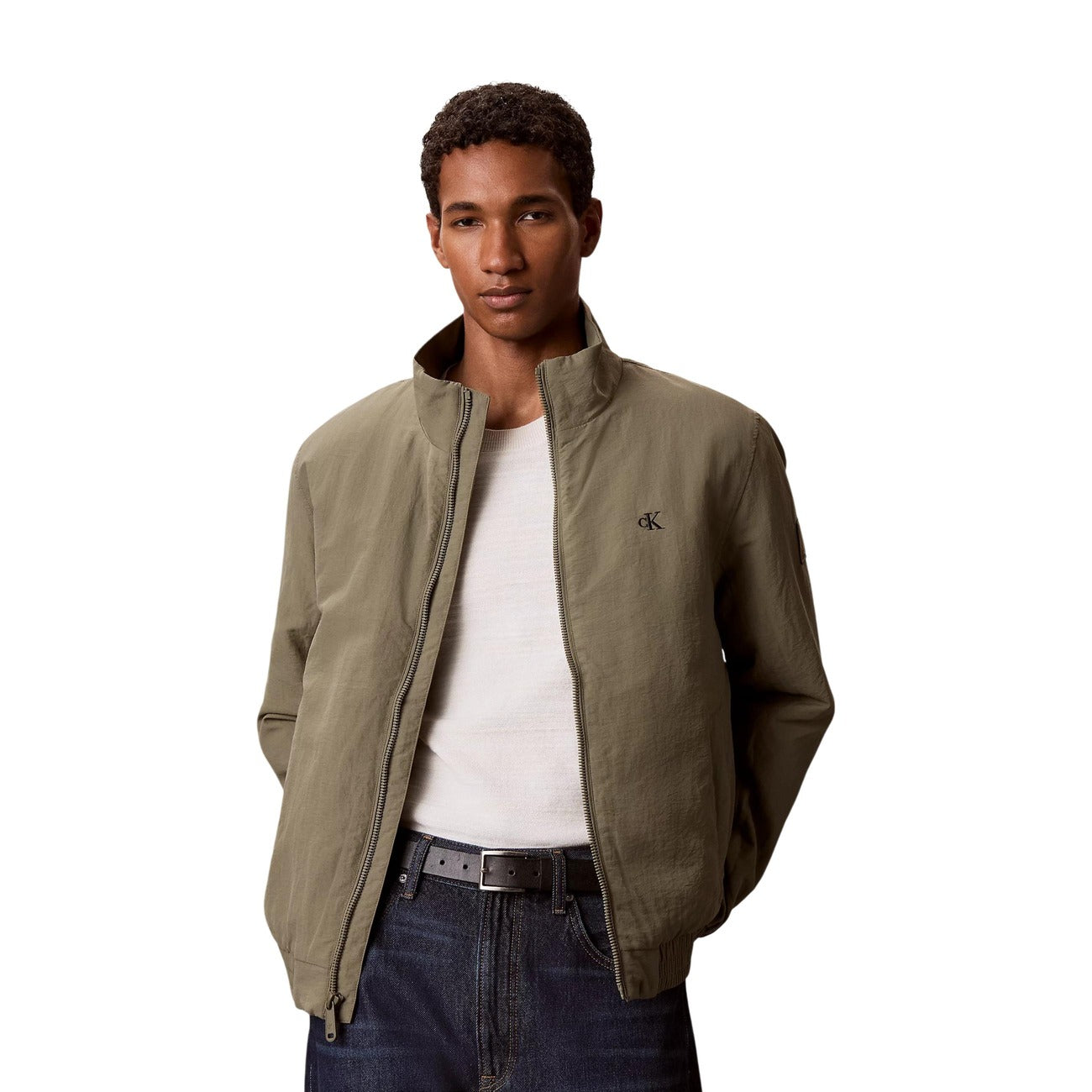 Calvin Klein Jeans Giacca in Nylon Uomo Verde
