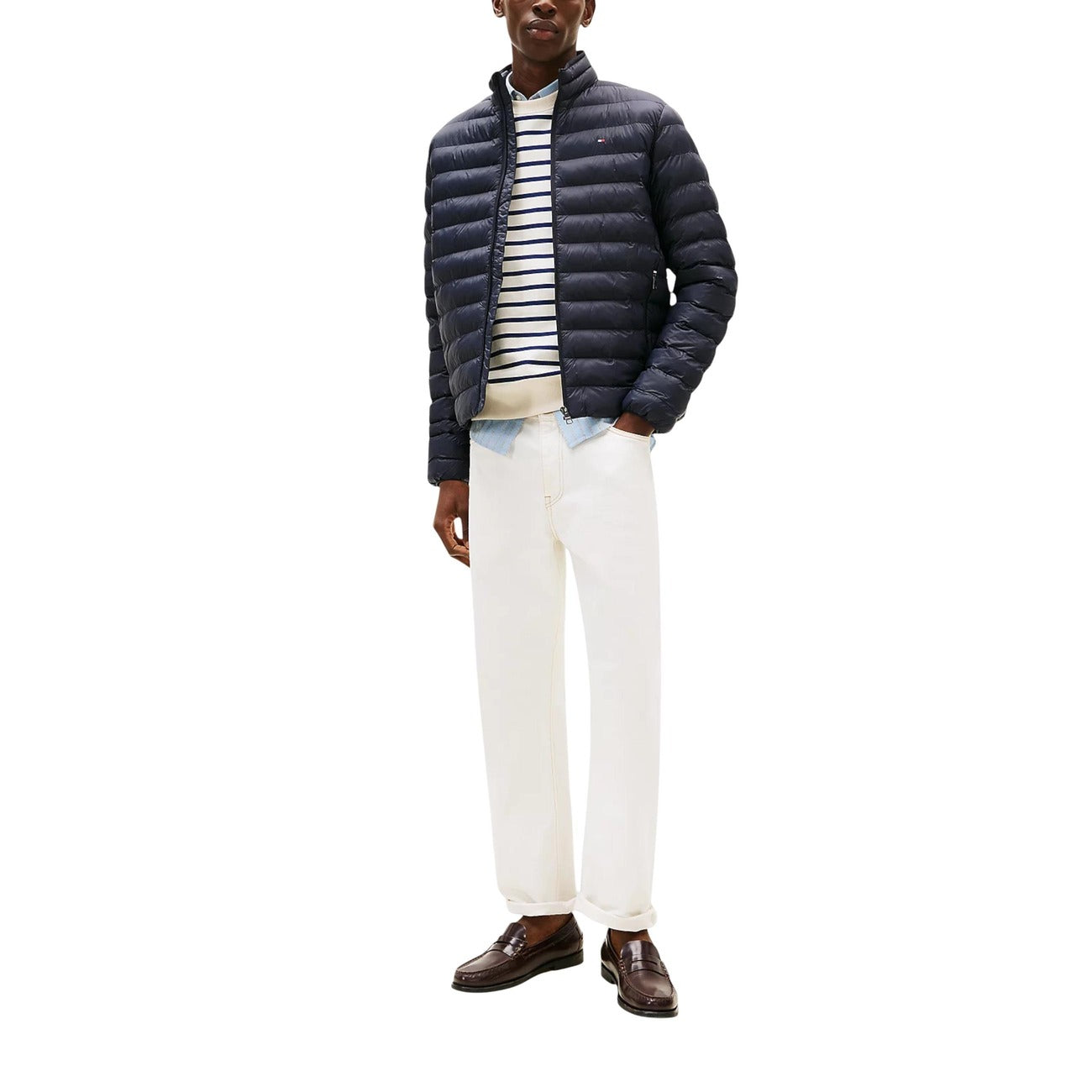 Tommy Hilfiger Jeans Giubbotto Blu Uomo