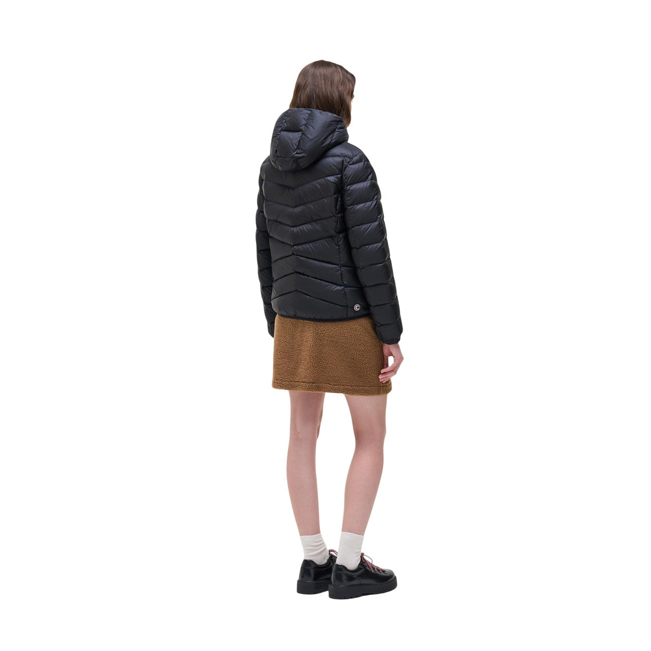 Colmar Originals Giubbotto in Poliammide Donna Nero QUILTED JACKET WITH HOOD