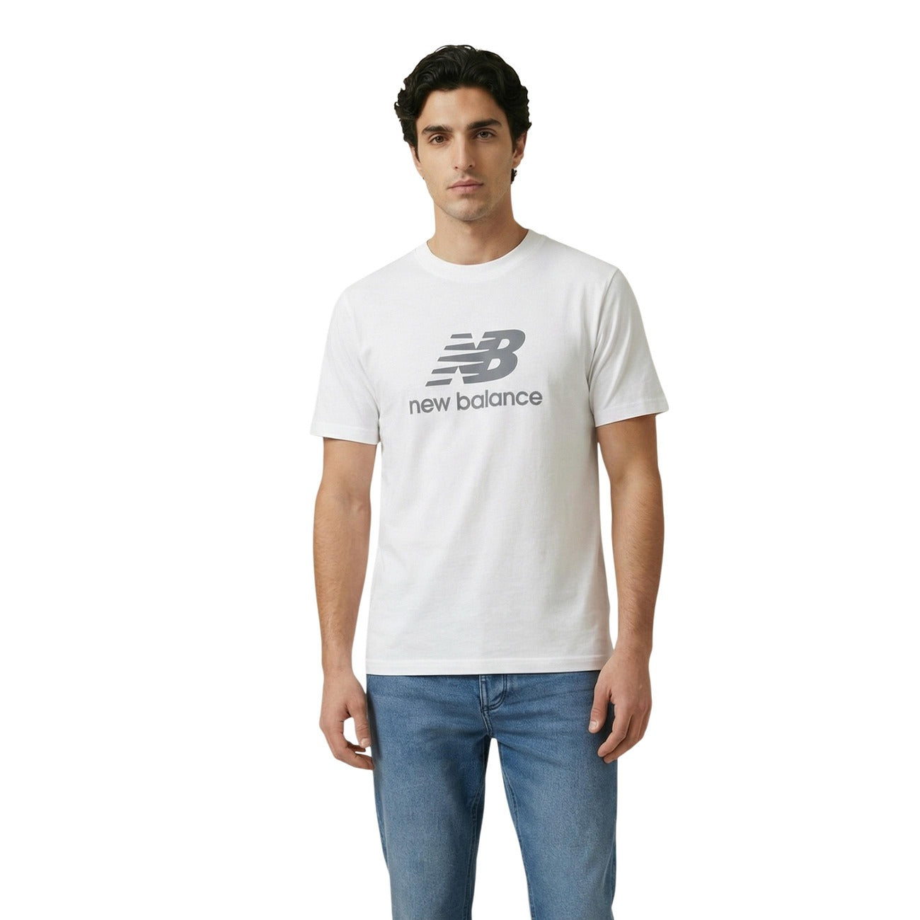New Balance T-shirt Verde Uomo