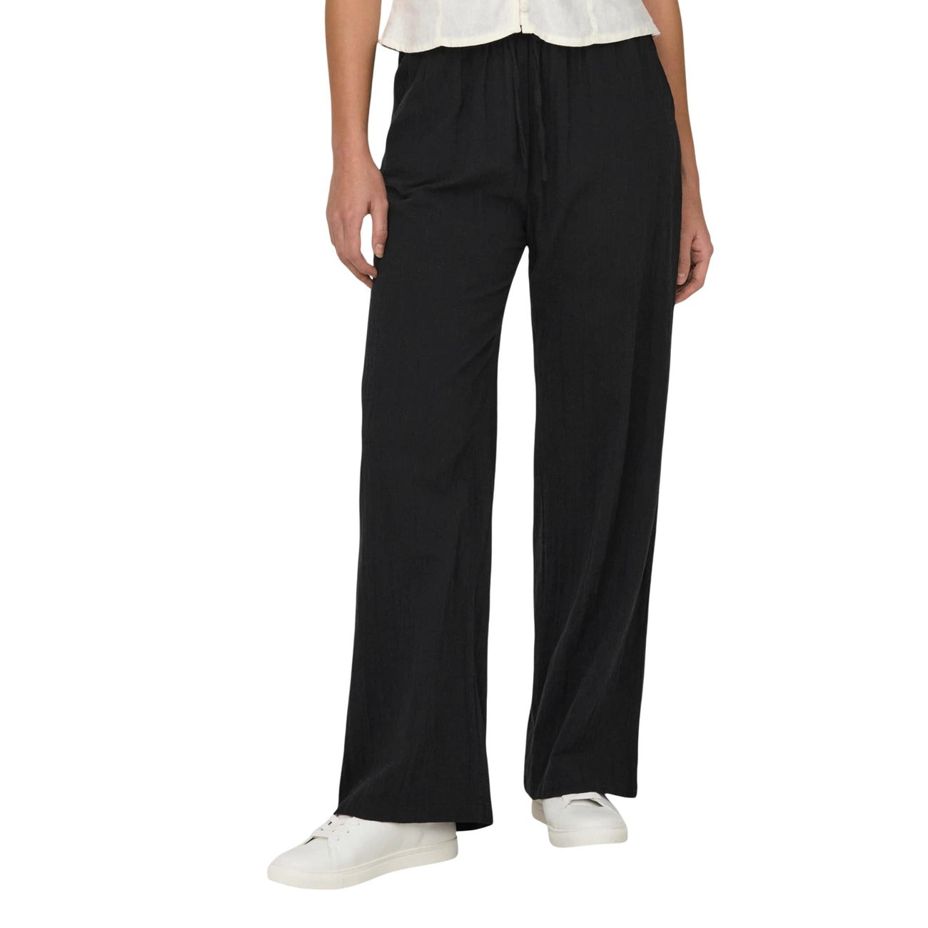 Only Pantalone in Cotone Donna Marrone 15319090