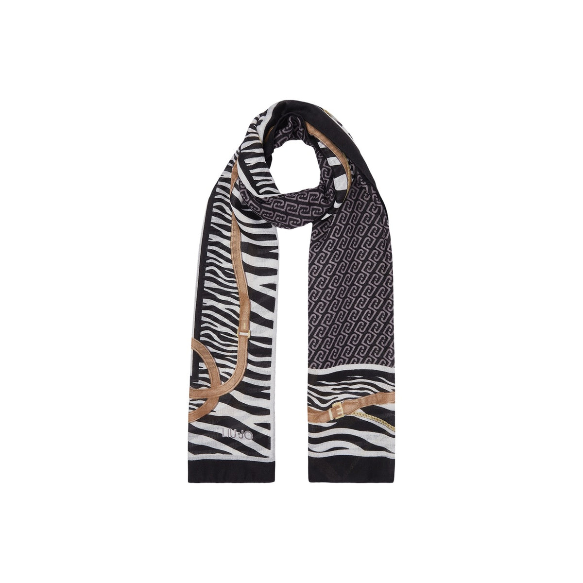 Liu Jo Sciarpa in Poliestere Donna Blu SCARF/SHAWL