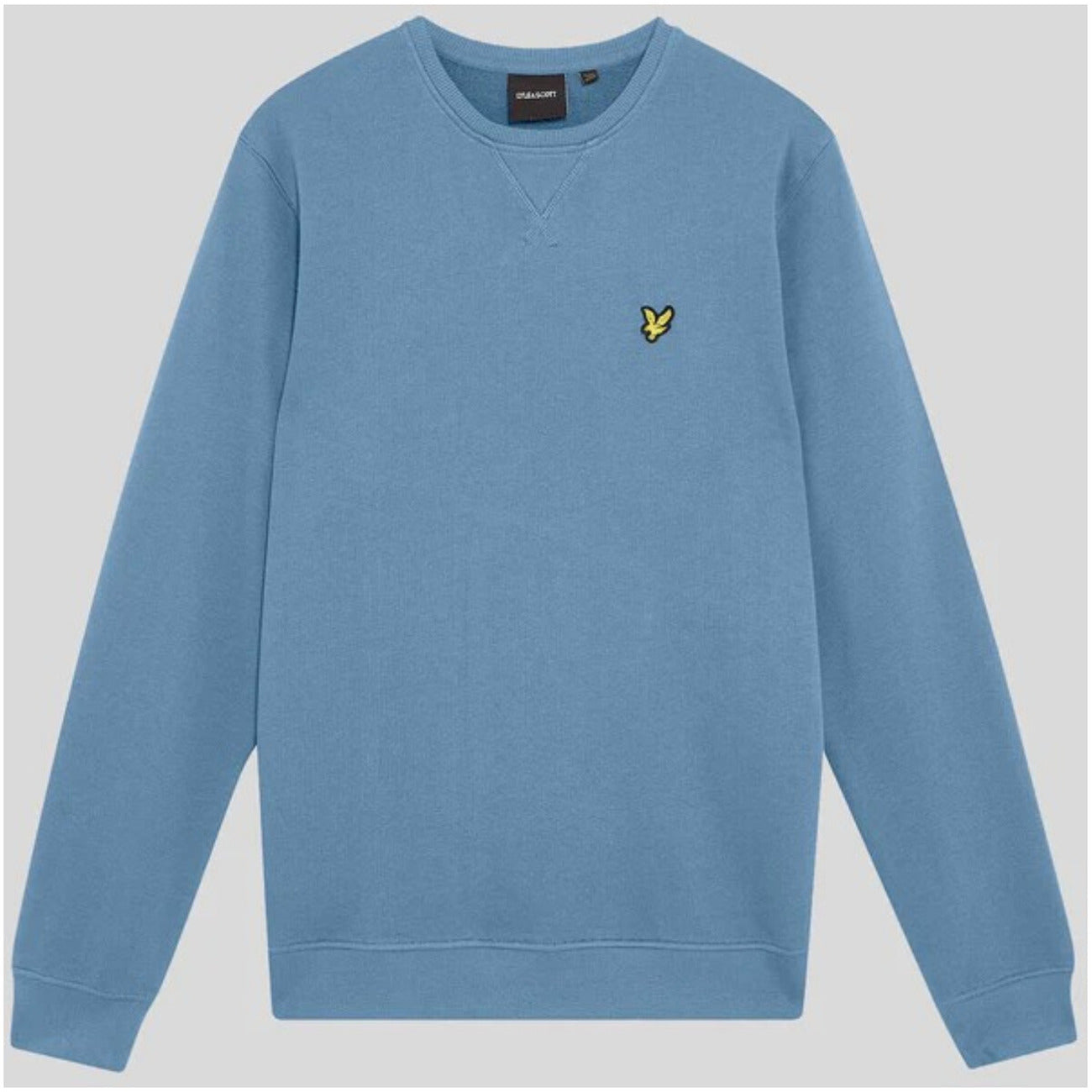 Felpa Uomo Lyle & Scott Girocollo Azzurro in Cotone