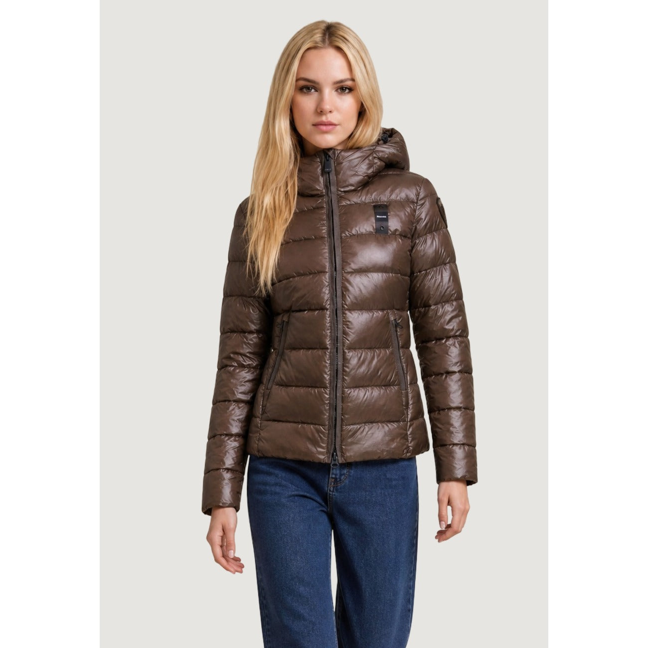 Blauer. Giacca in Poliammide Donna Nero CAROLL