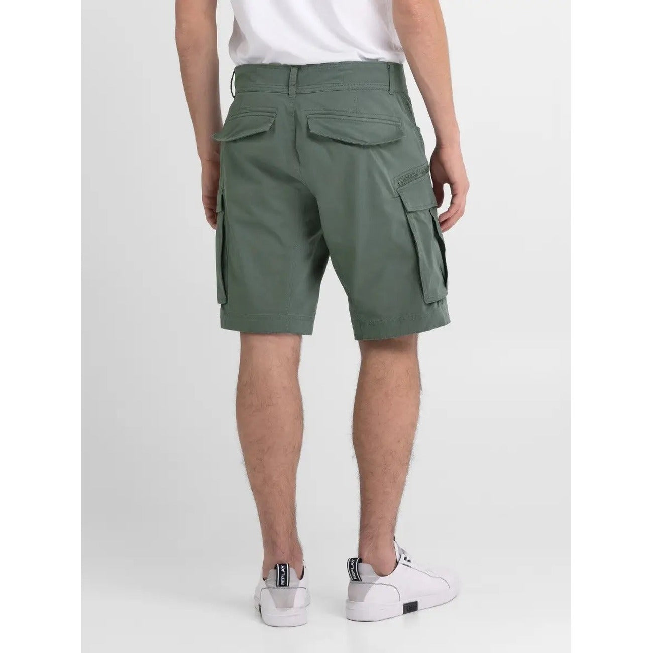 Replay Bermuda Verde Uomo