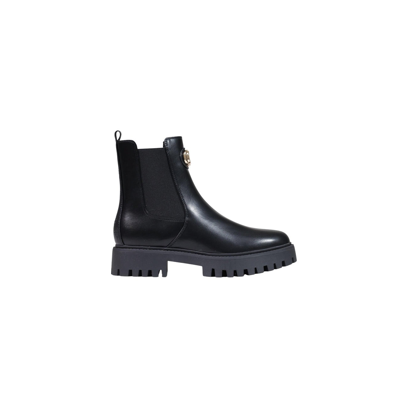 Guess Stivali in Pelle Donna Nero FIDA