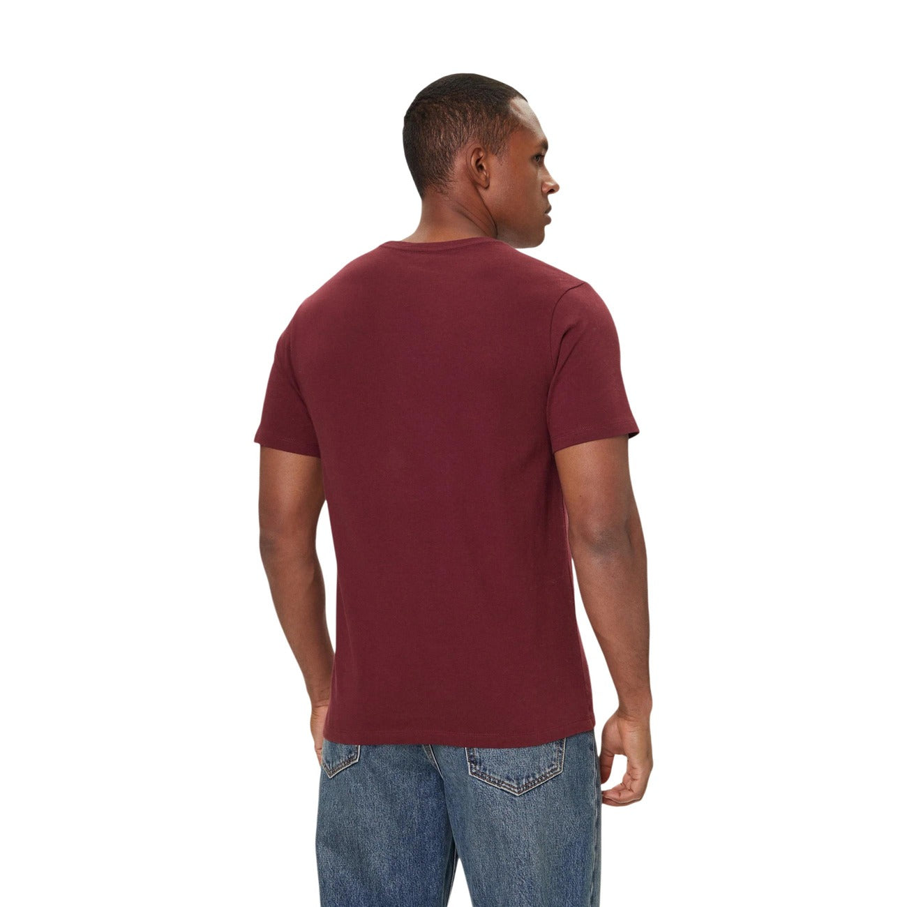 Levi`s T-shirt in Cotone Uomo Bordeaux