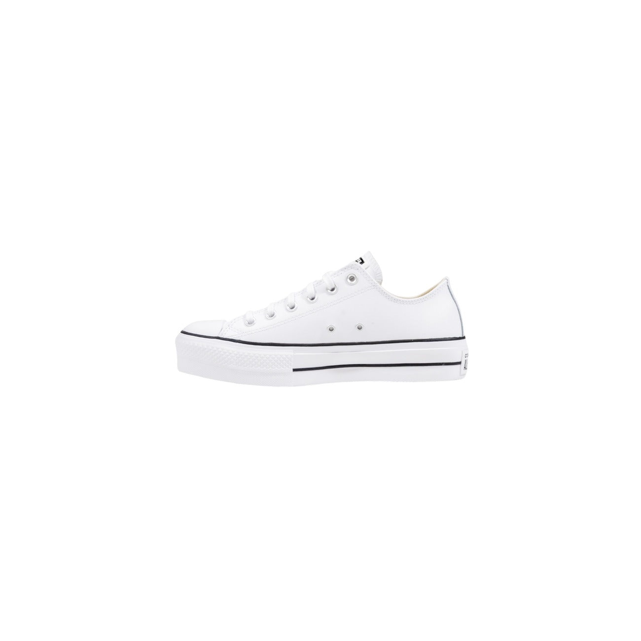 Sneakers basse in pelle bianca da donna, Converse