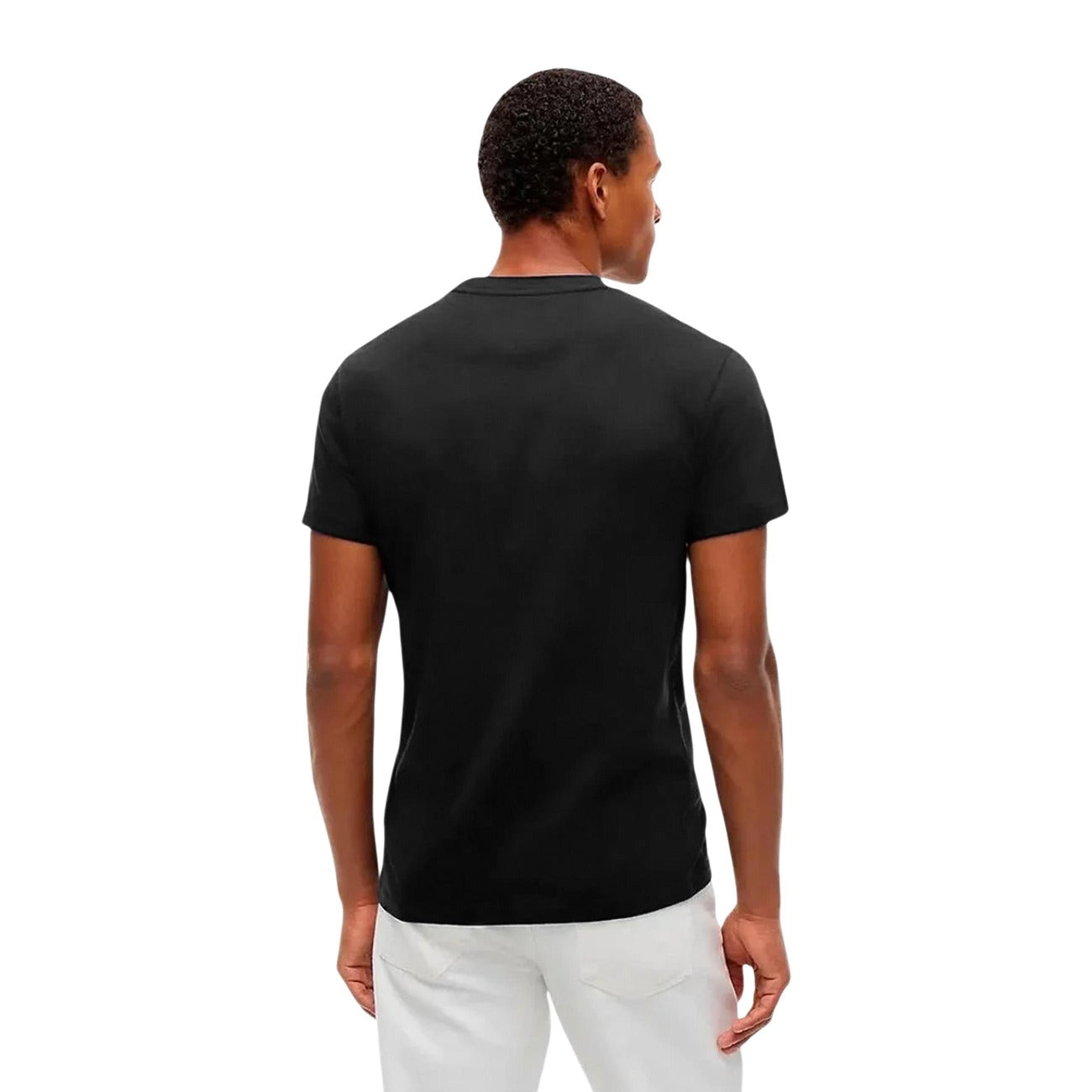 Tommy Hilfiger Jeans T-shirt in Cotone Uomo Nero