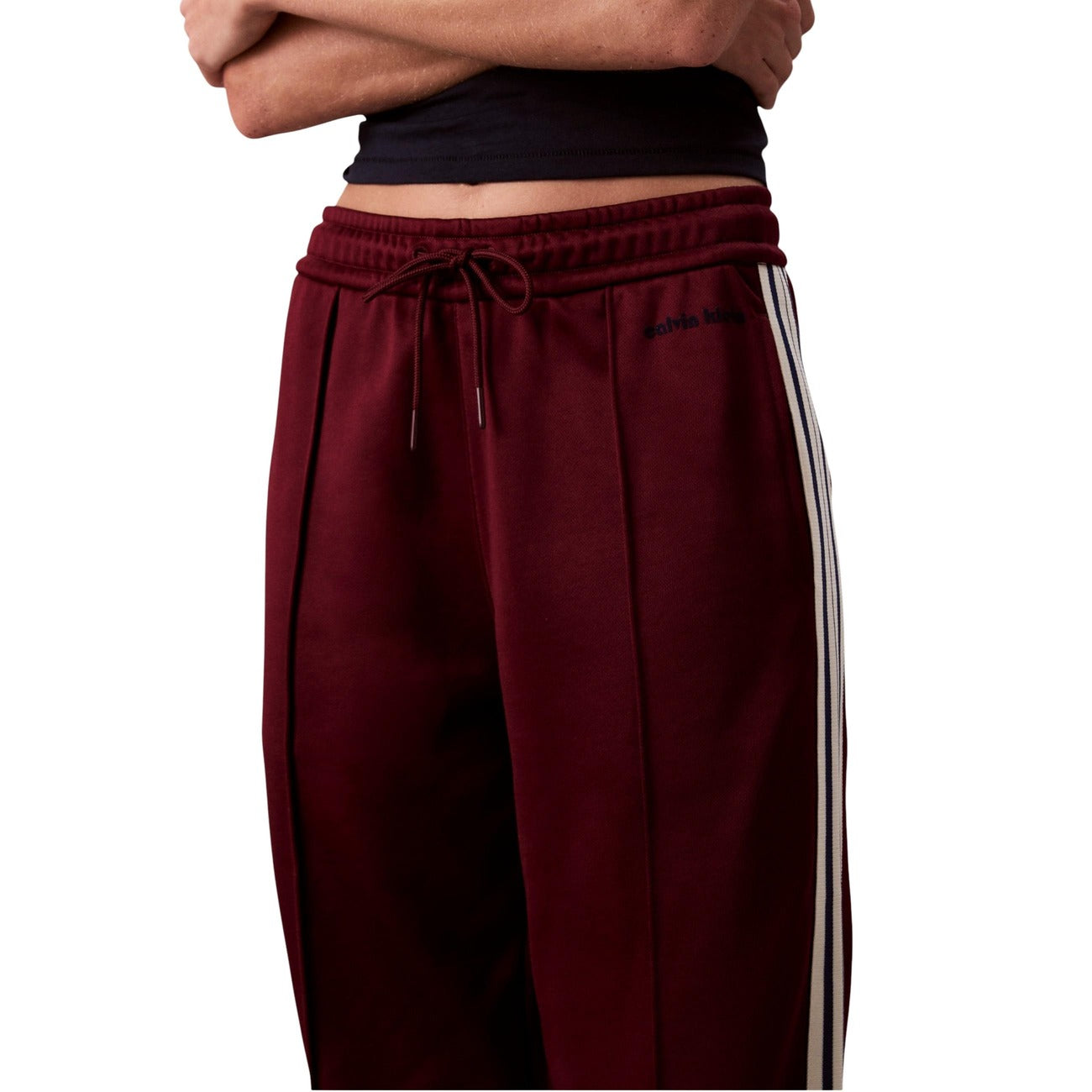 Pantaloni Bordeaux Donna Calvin Klein Jeans