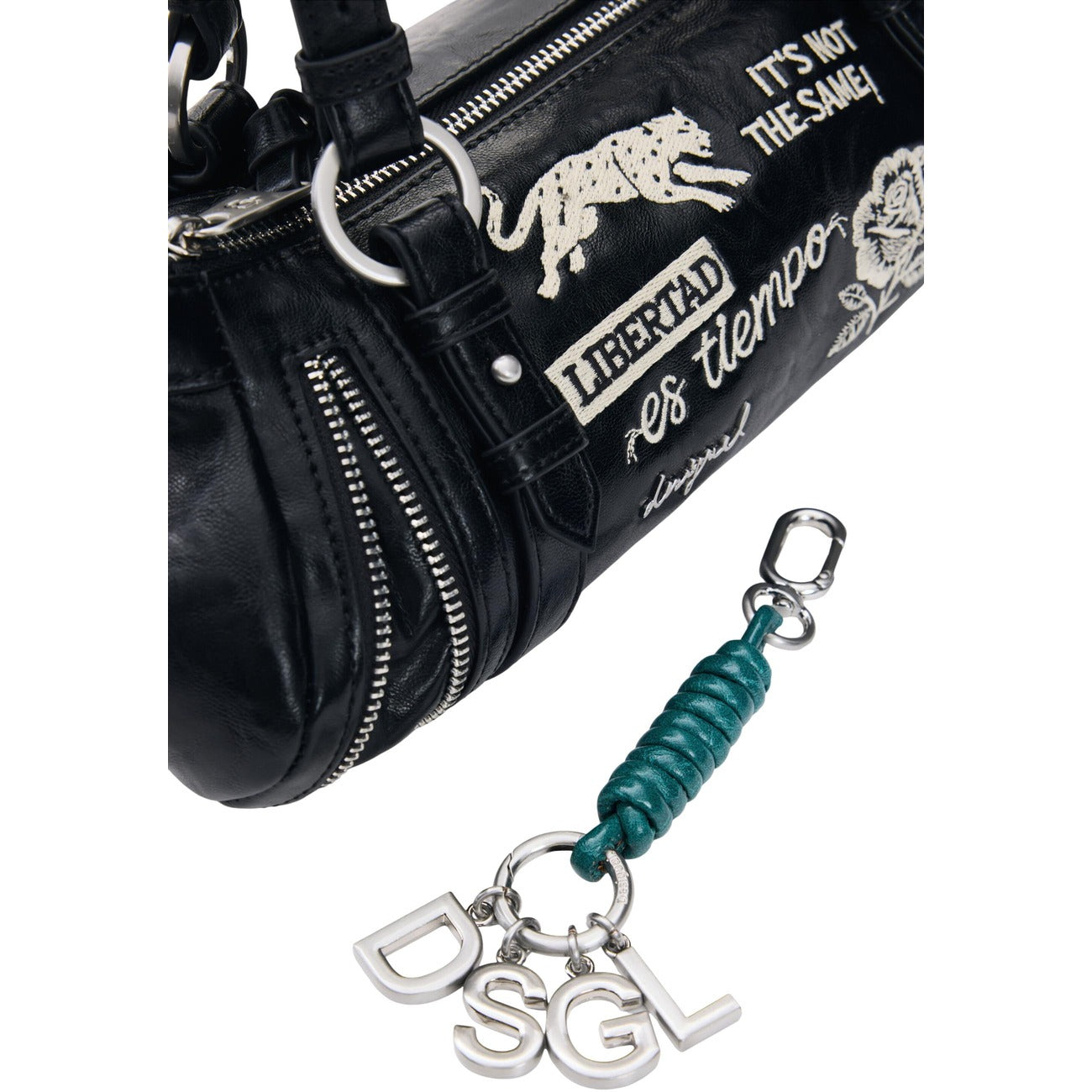 Desigual Borsa in Poliuretano Donna Nero BAG_LIBERTAS ZARAUZ NF