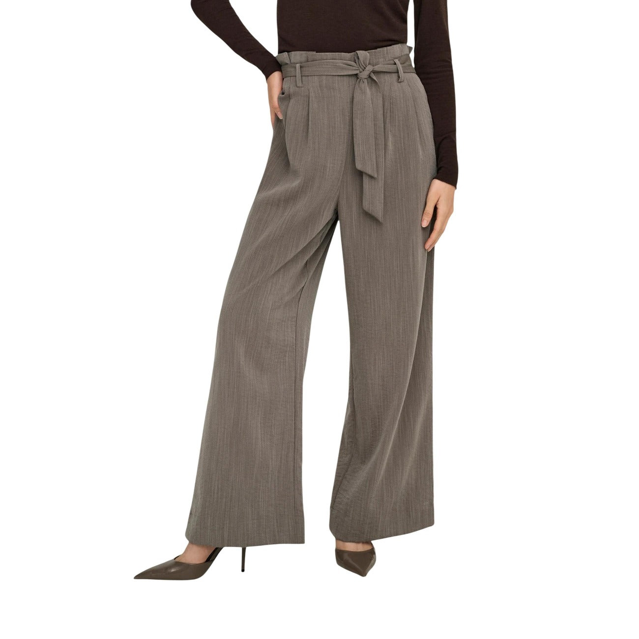 Only Pantalone in Viscosa Donna Verde 15269628