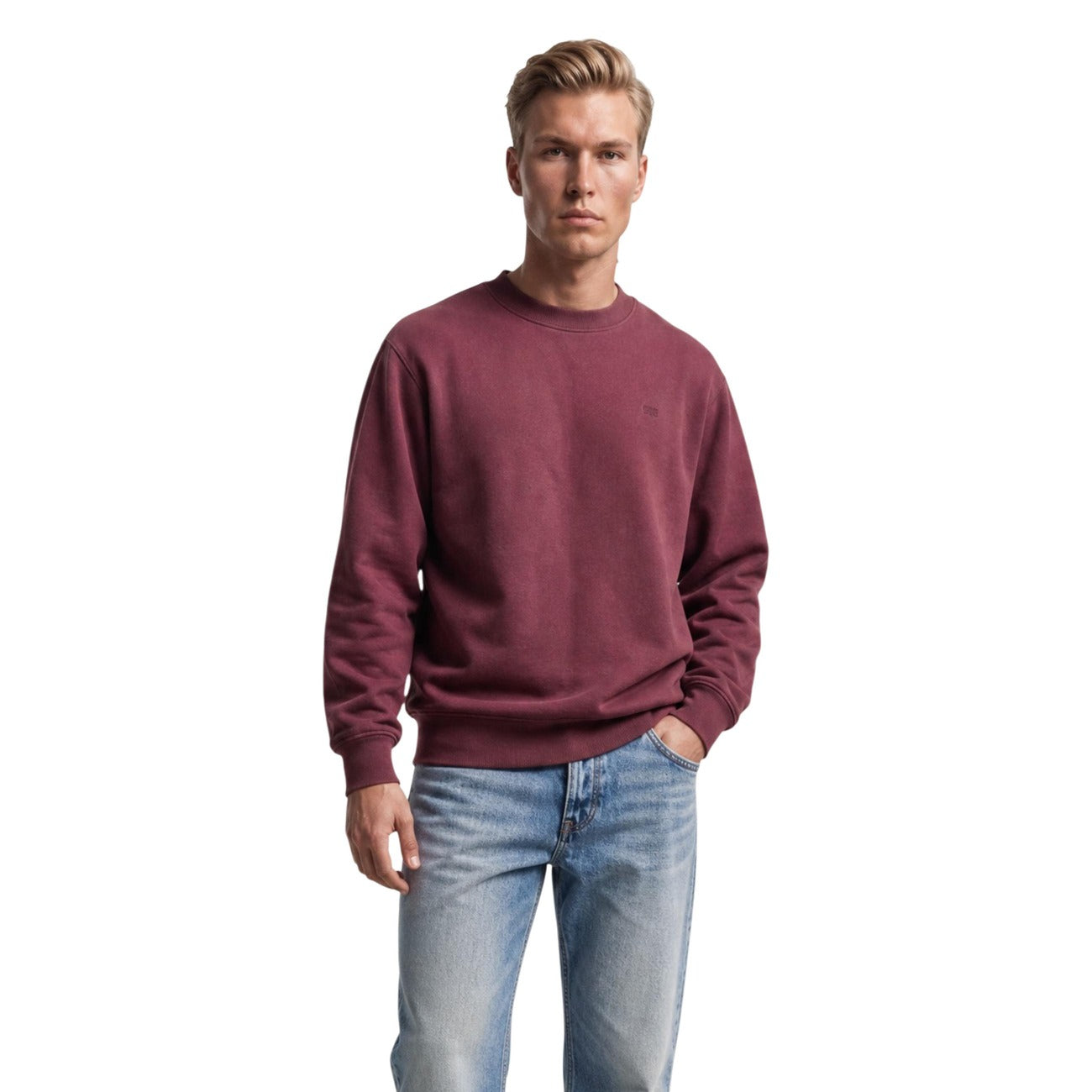 Levi`s Felpa Uomo Bordeaux