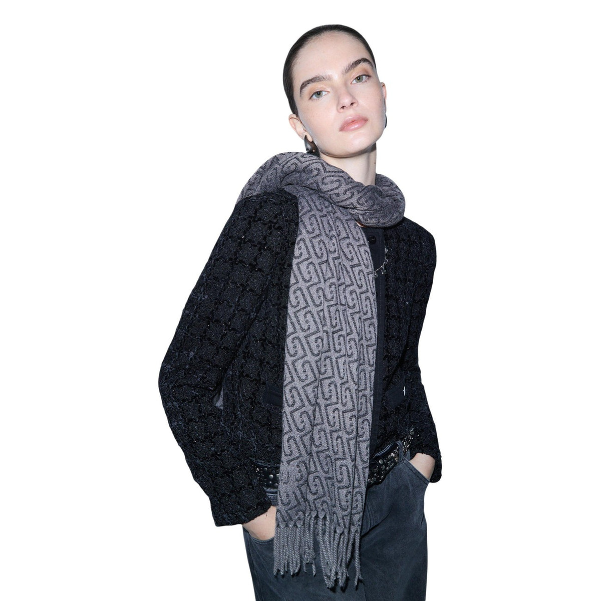 Liu Jo Sciarpa in Poliestere Donna Blu SCARF/SHAWL